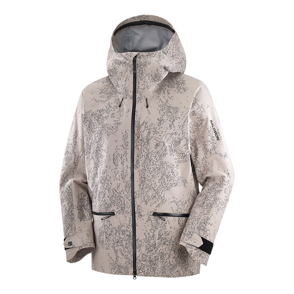 Absolute 3L Jkt Print M - Skijakke