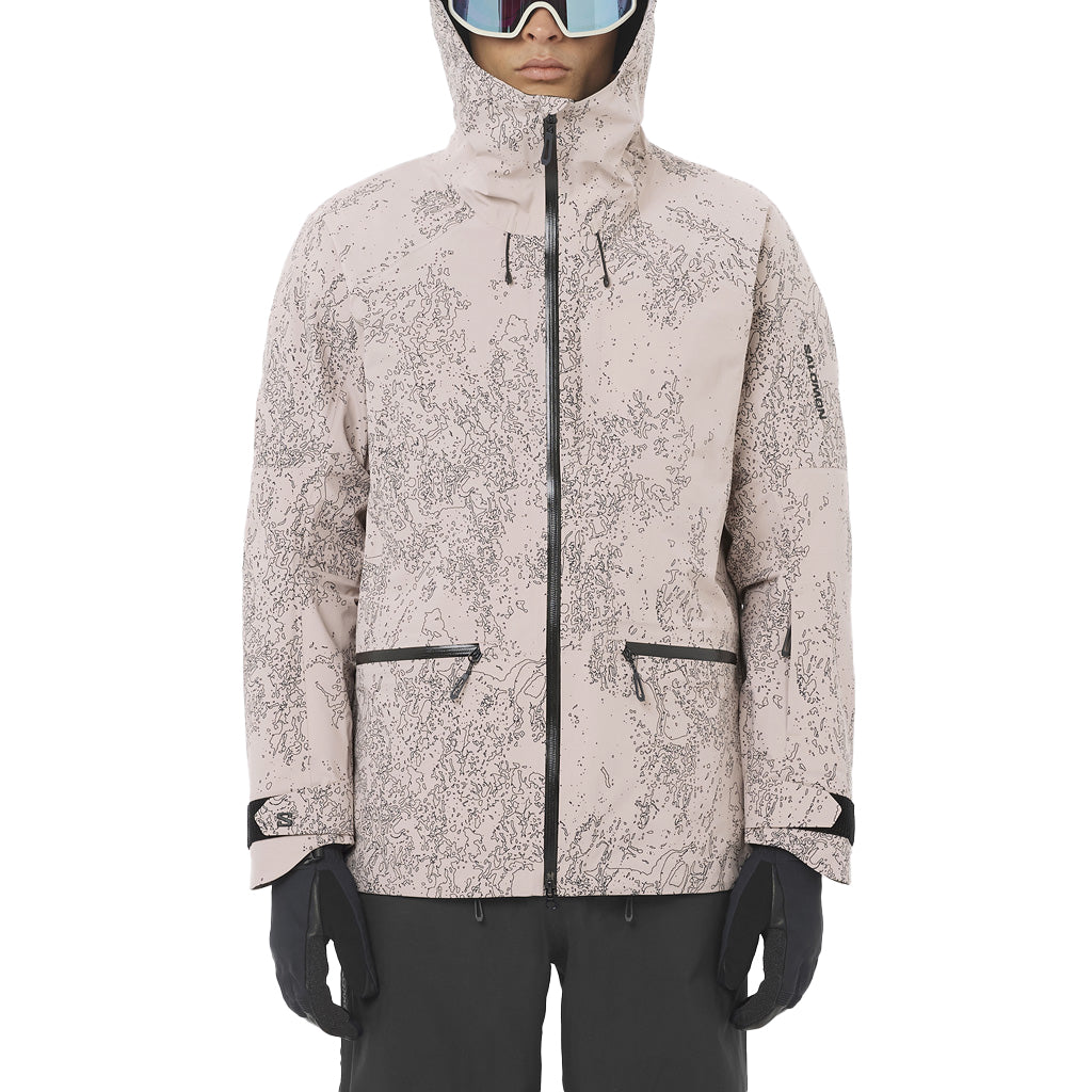 Absolute 3L Jkt Print M - Skijakke
