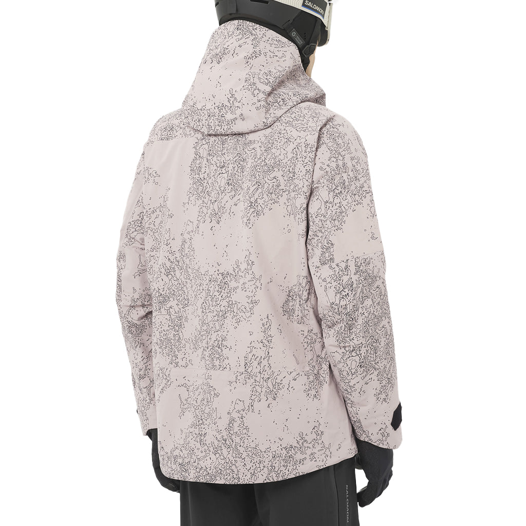 Absolute 3L Jkt Print M - Skijakke