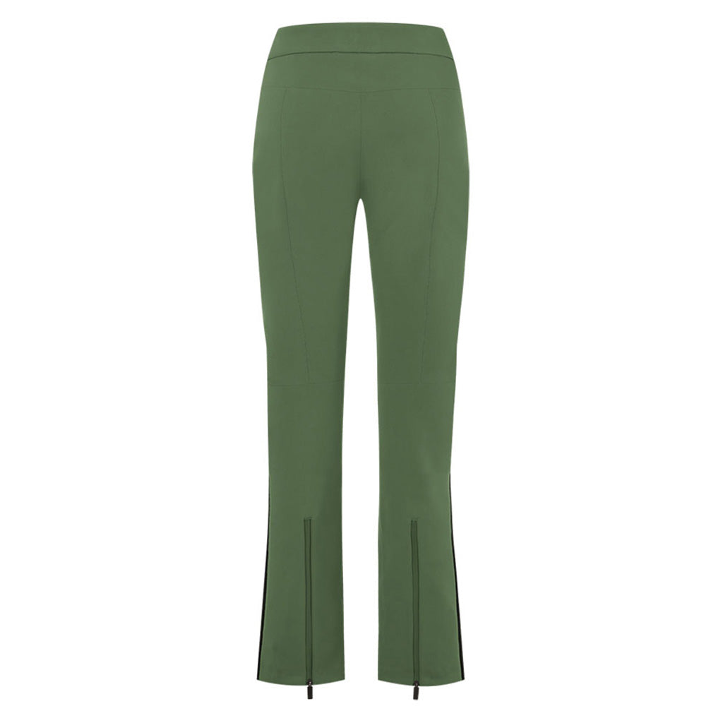 Sella Jet int Skibukser i farven grøn-sort set forfra