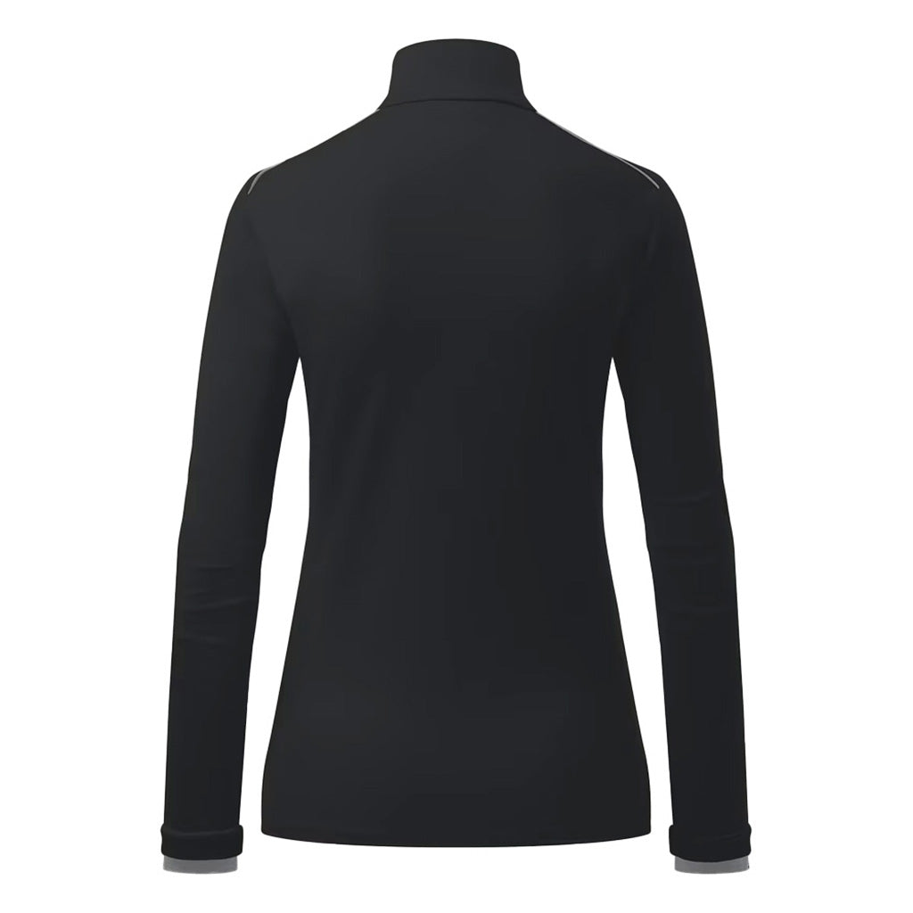 Feel Half-Zip Midlayer i farven sort-Dark Dusk set bagfra