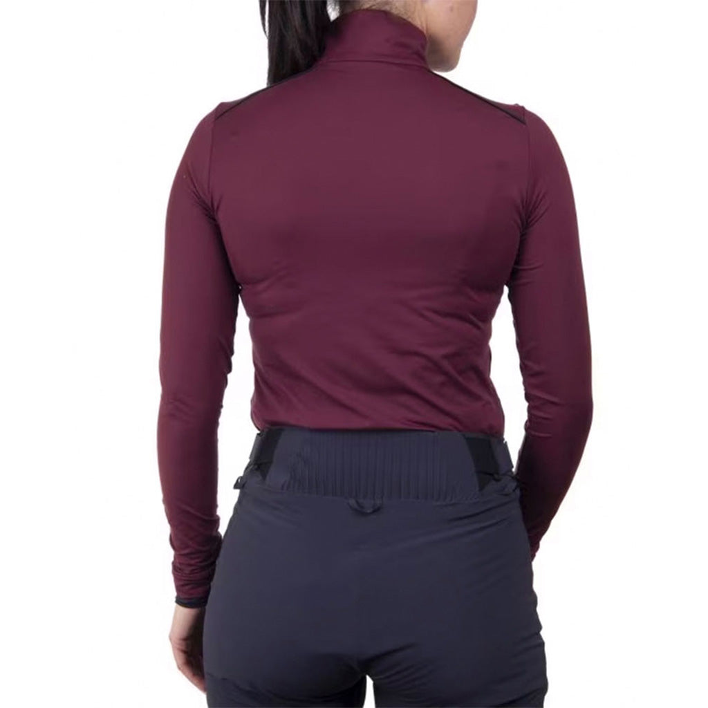 Feel Half-Zip Midlayer i farven Crimson set bagfra