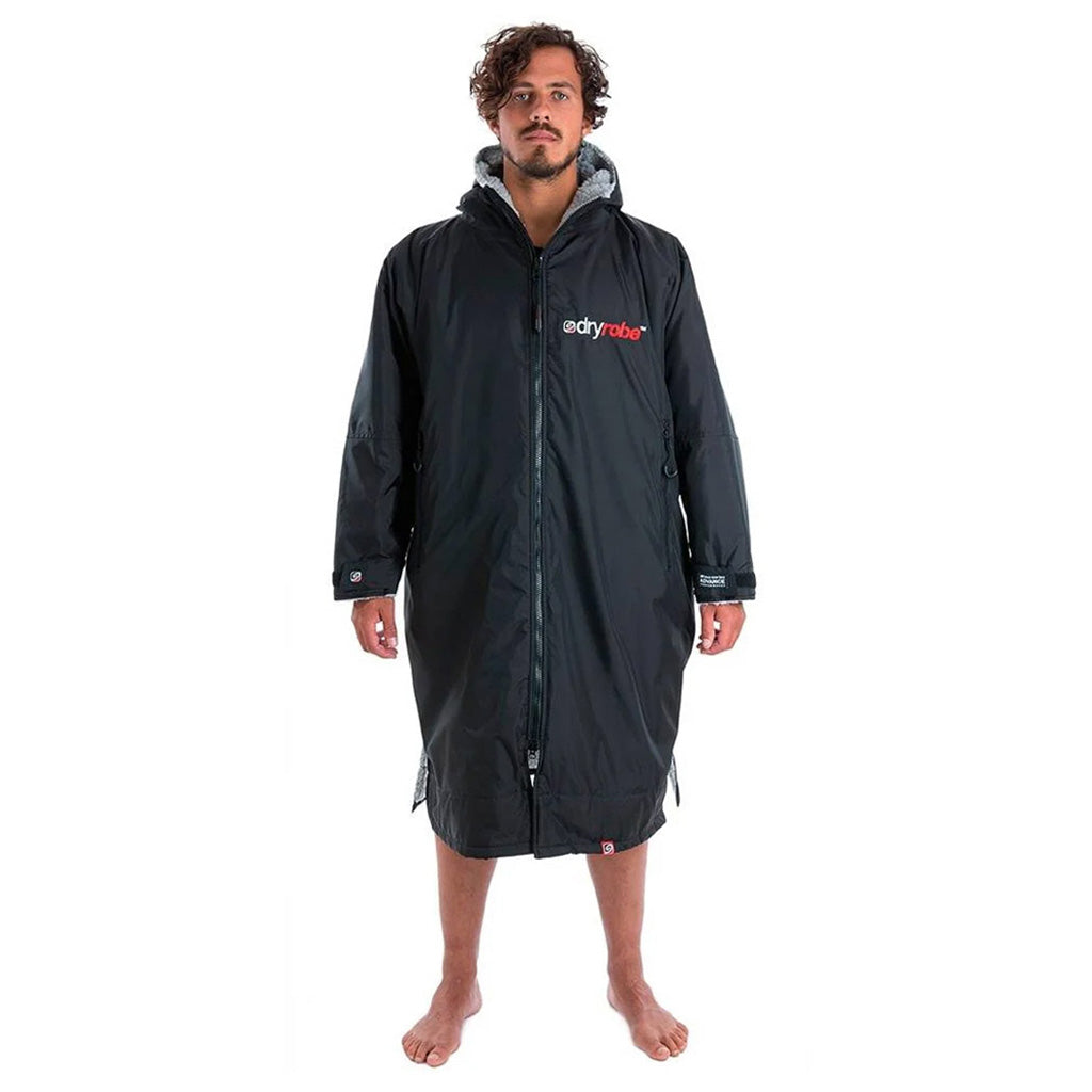 Dryrobe Advance Long Sleeve i farven sort/grå