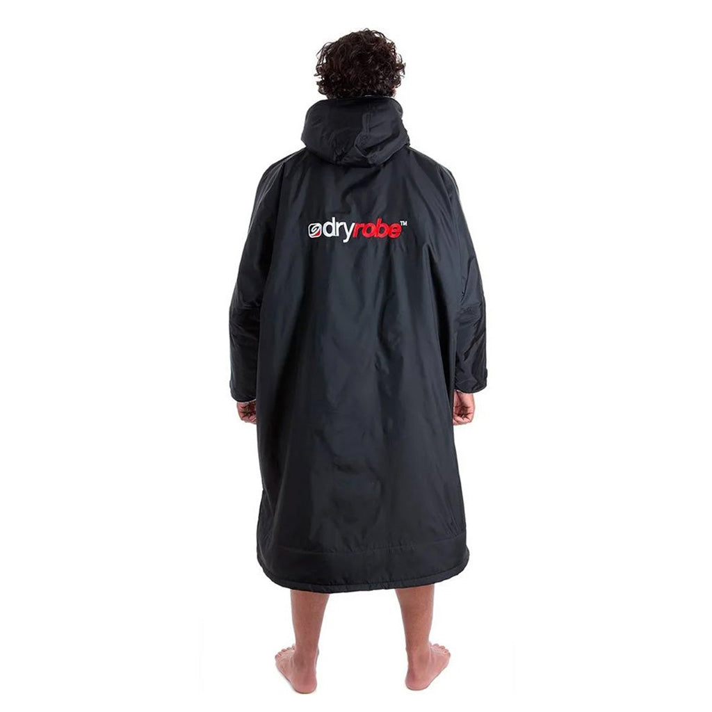 Dryrobe Advance Long Sleeve i farven sort/grå set bagfra
