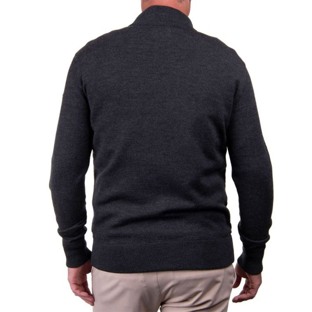 En Jakke, Rhys Insulation i farven sort/Steel gråmel set bagfra