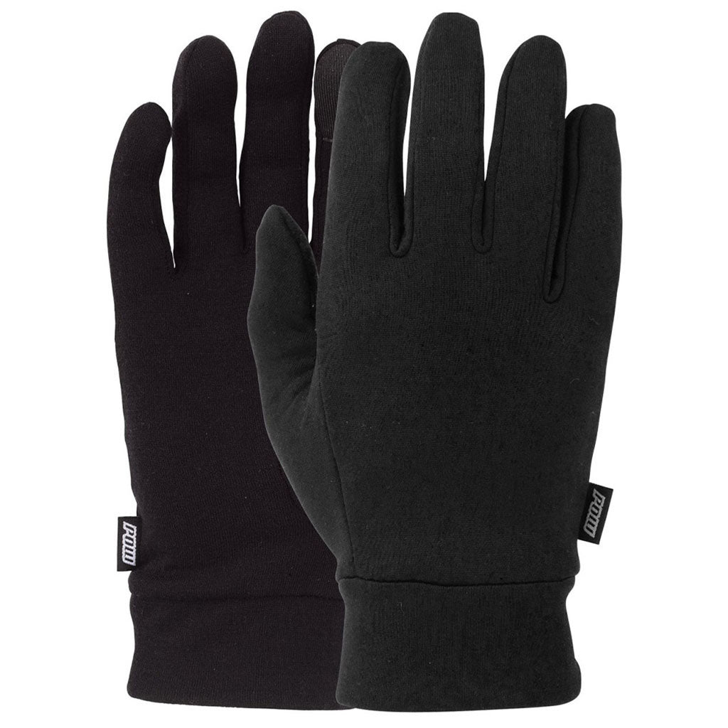 Microfleece Liner Handsker i farven sort