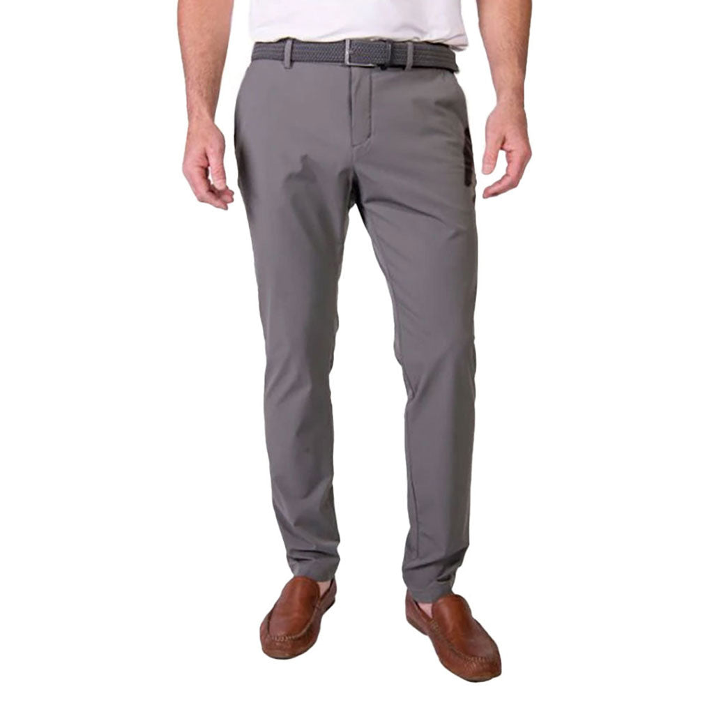 Iver (tailorød fit) Golfbukser i farven Steel grå set forfra