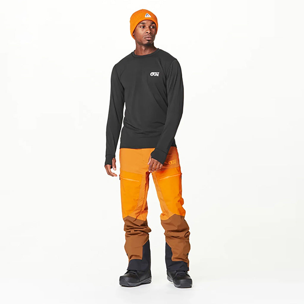 Naikoon Skibukser i farven Honey Carrot Chocolate set forfra på model