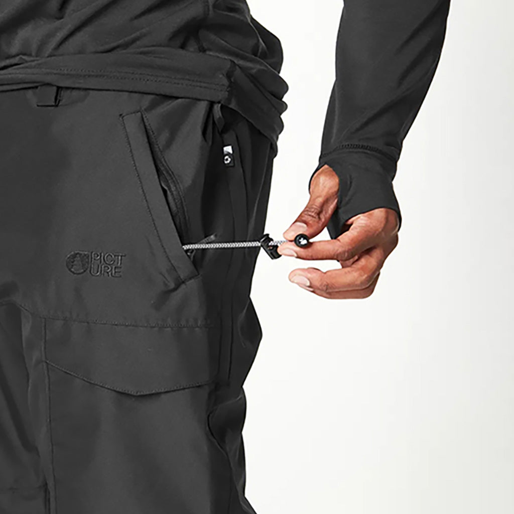 Plan Skibukser i farven sort nærbillede