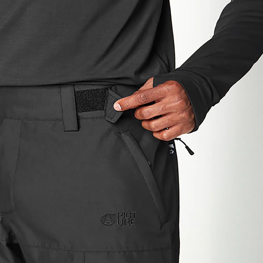 Plan Skibukser i farven sort nærbillede