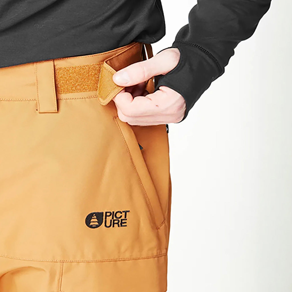 Plan Skibukser i farven brun Sugar nærbillede