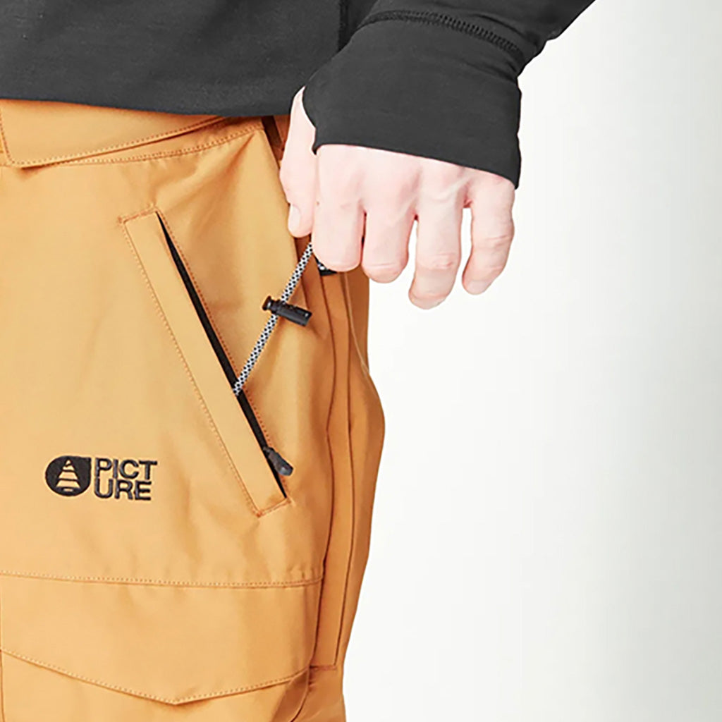 Plan Skibukser i farven brun Sugar nærbillede