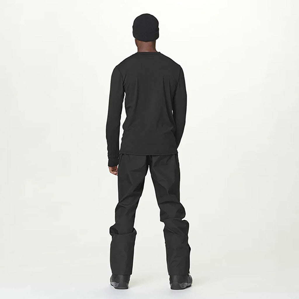 Eron 3L Skibukser i farven sort set bagfra