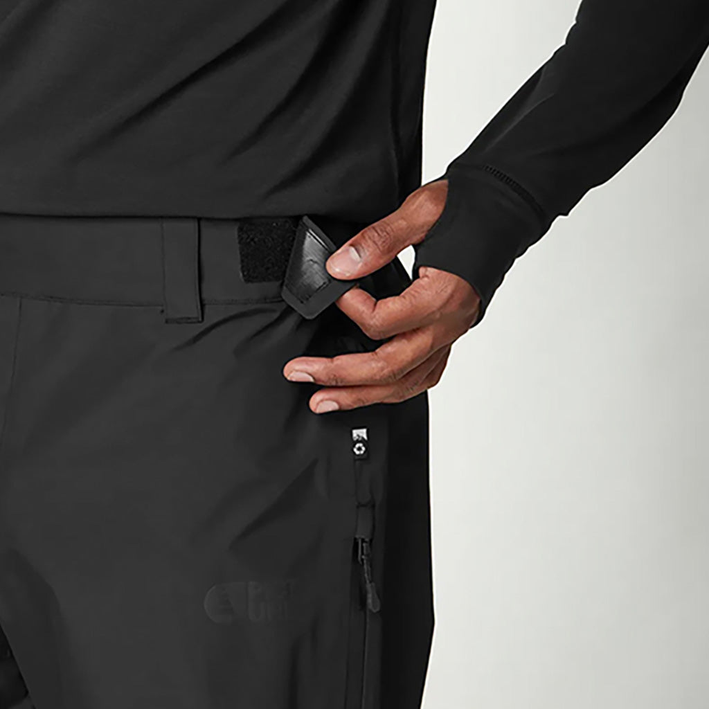 Eron 3L Skibukser i farven sort nærbillede