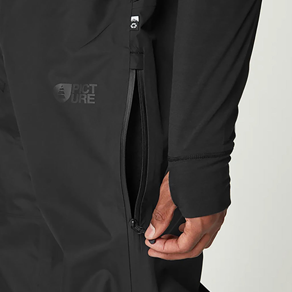 Eron 3L Skibukser i farven sort nærbillede