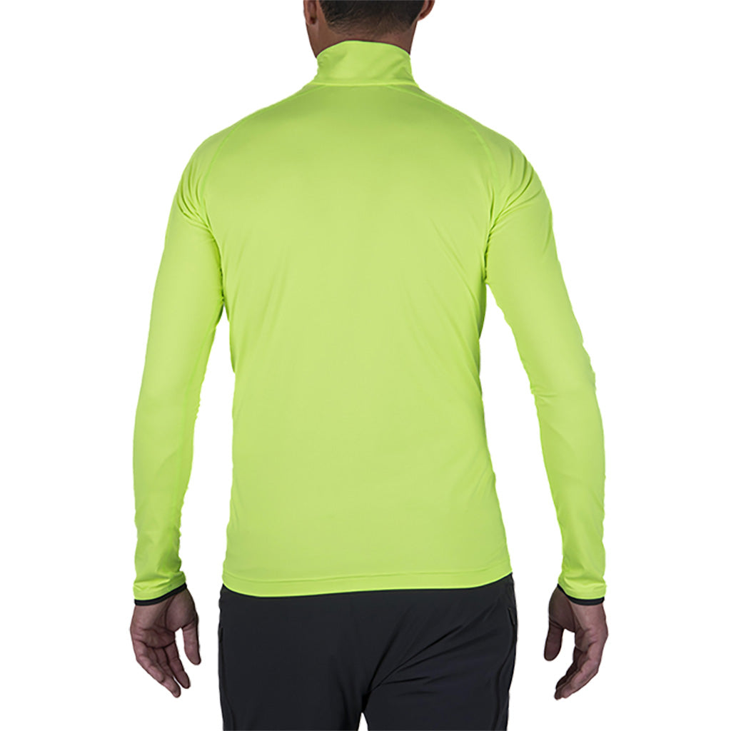 Feel Half-Zip Midlayer i farven Limelight/sort set bagfra