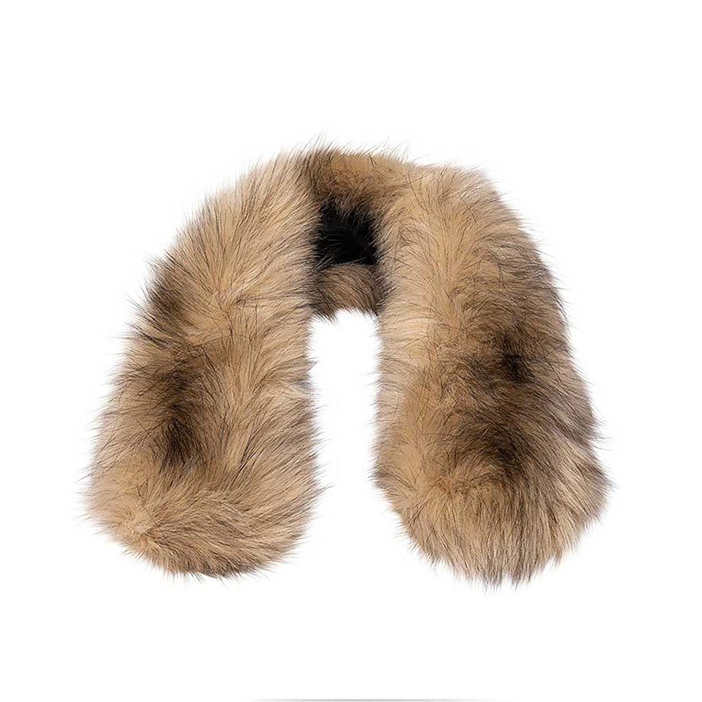En Beanie, Ski Hood Syn Fur Trim i farven Finnraco