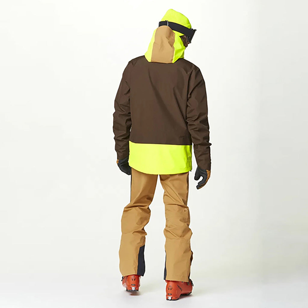 En Skijakke, Broader 3L i farven sort Chocolate set bagfra