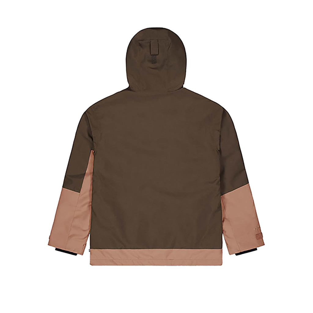 En Skijakke, Object i farven Chicory Cedar brun set bagfra