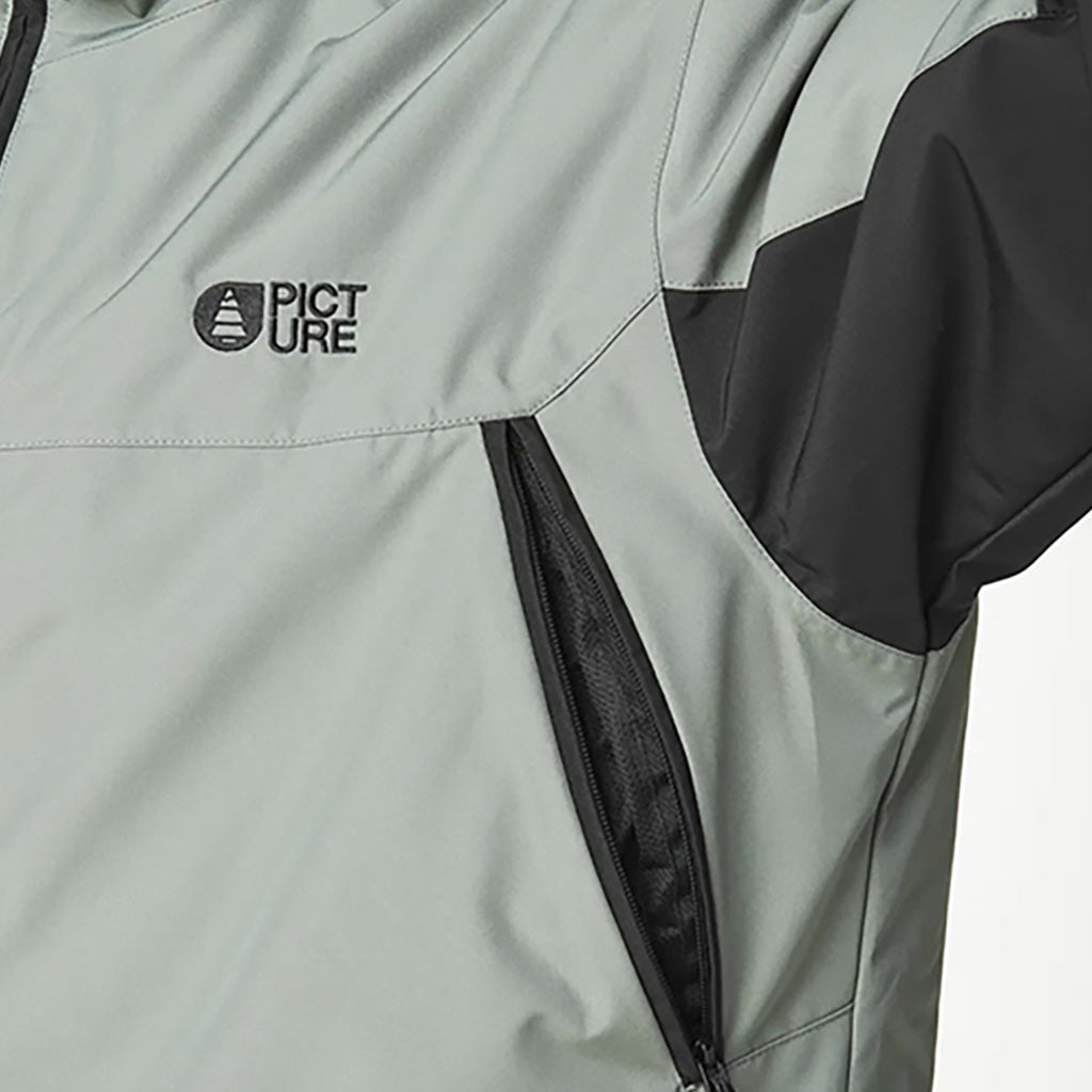 En Skijakke, Jomoh i farven Laurel Wreath sort nærbillede