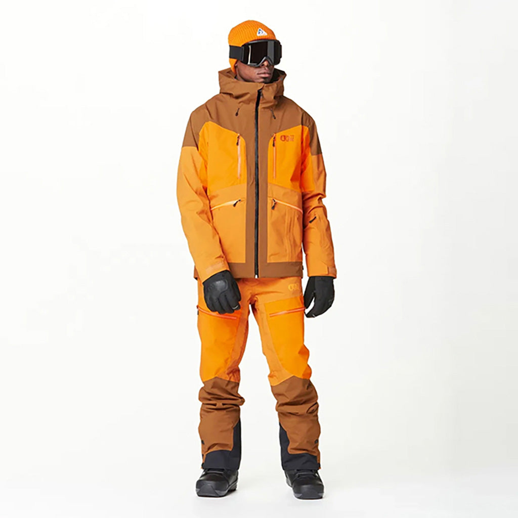 En Skijakke, Naikoon i farven Chocolate Carrot Honey set forfra