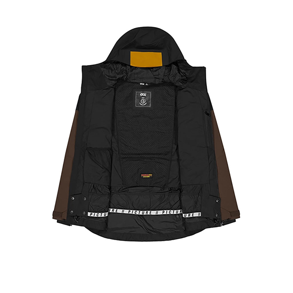 En Skijakke, Naikoon i farven sort Chicory Honey set bagfra