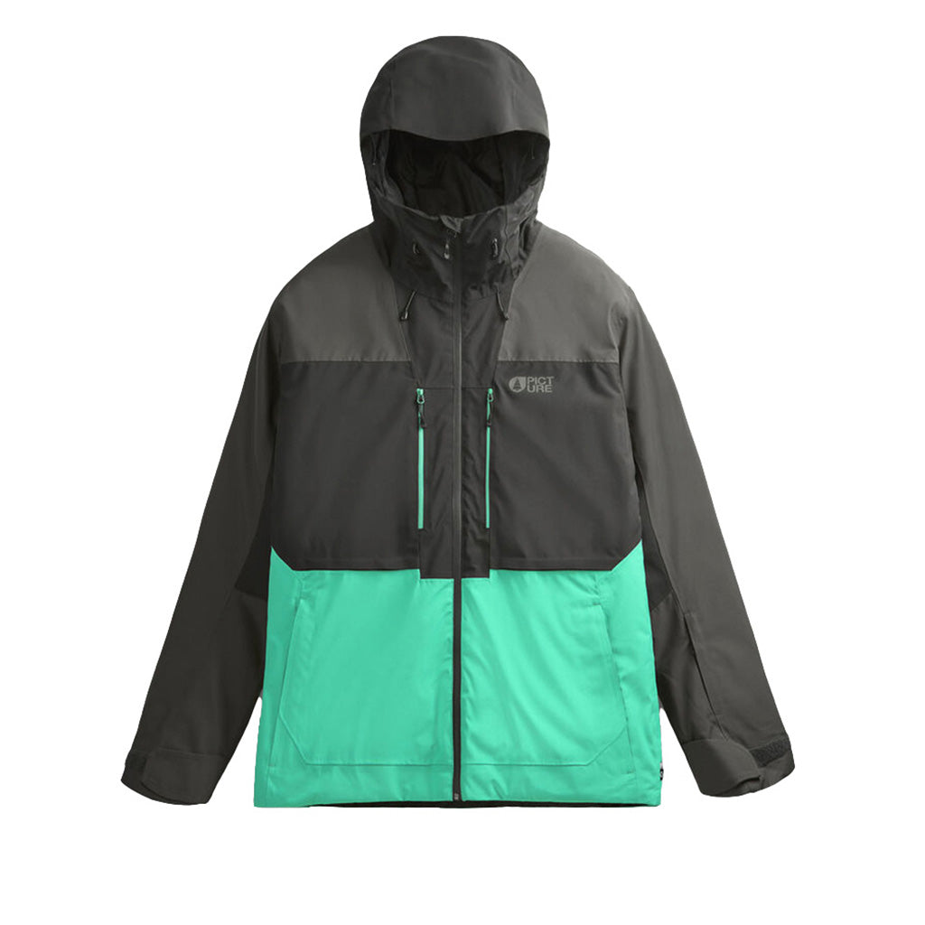 En Skijakke, Object i farven Spectra grøn