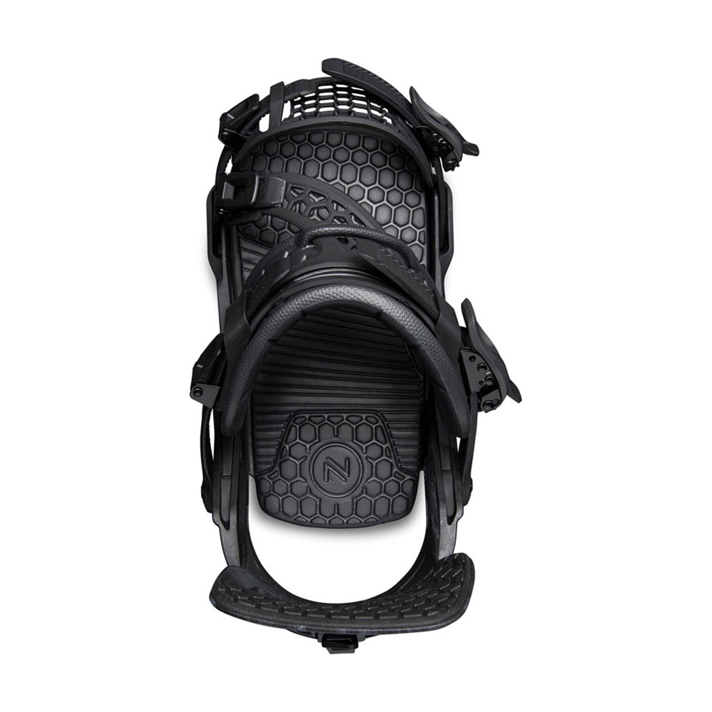 Snowboardbinding, Kaon-Plus i farven sort set oppe fra