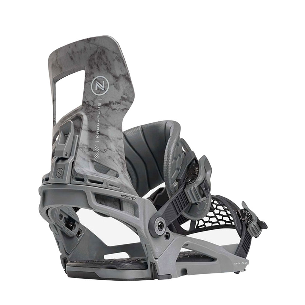 Snowboardbinding, Kaon-Plus i farven Cement grå set fra venstre side