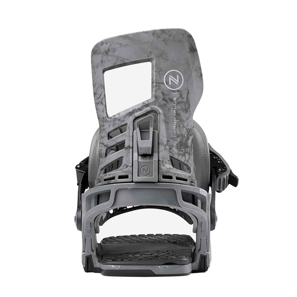 Snowboardbinding, Kaon-Plus i farven Cement grå highback view