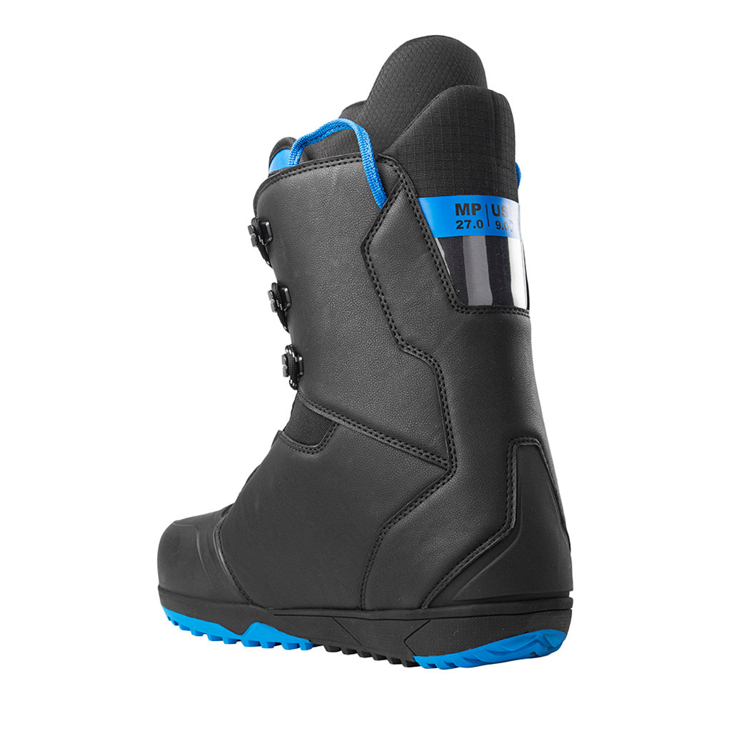 Ansr Rental Lace Snowboardstøvler i farven sort set bagfra