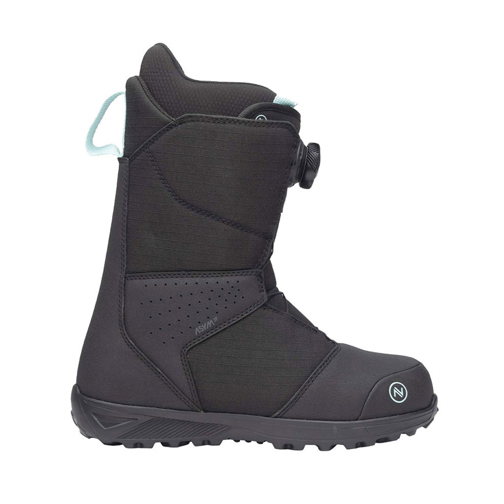 Sierra Snowboardstøvler i farven sort set fra venstre side