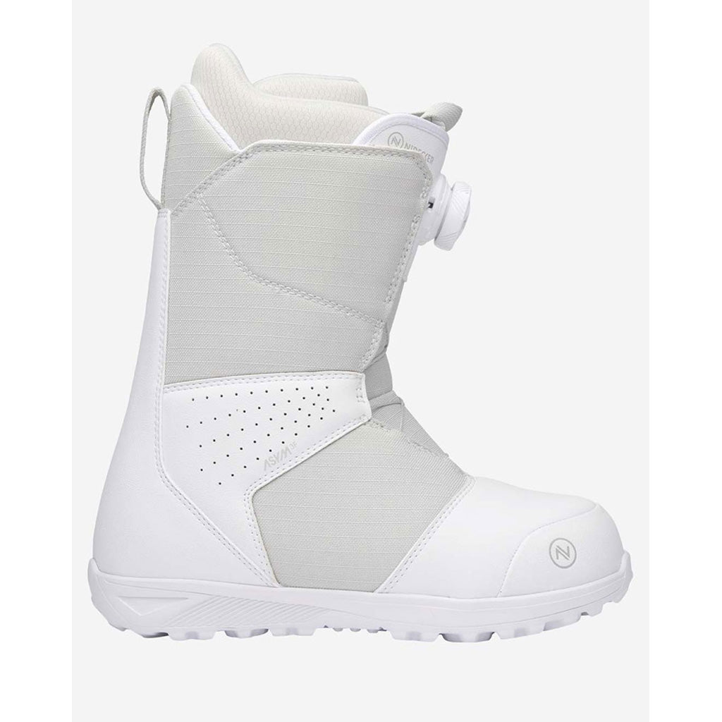 Sierra Snowboardstøvler i farven hvid/grå set fra venstre side