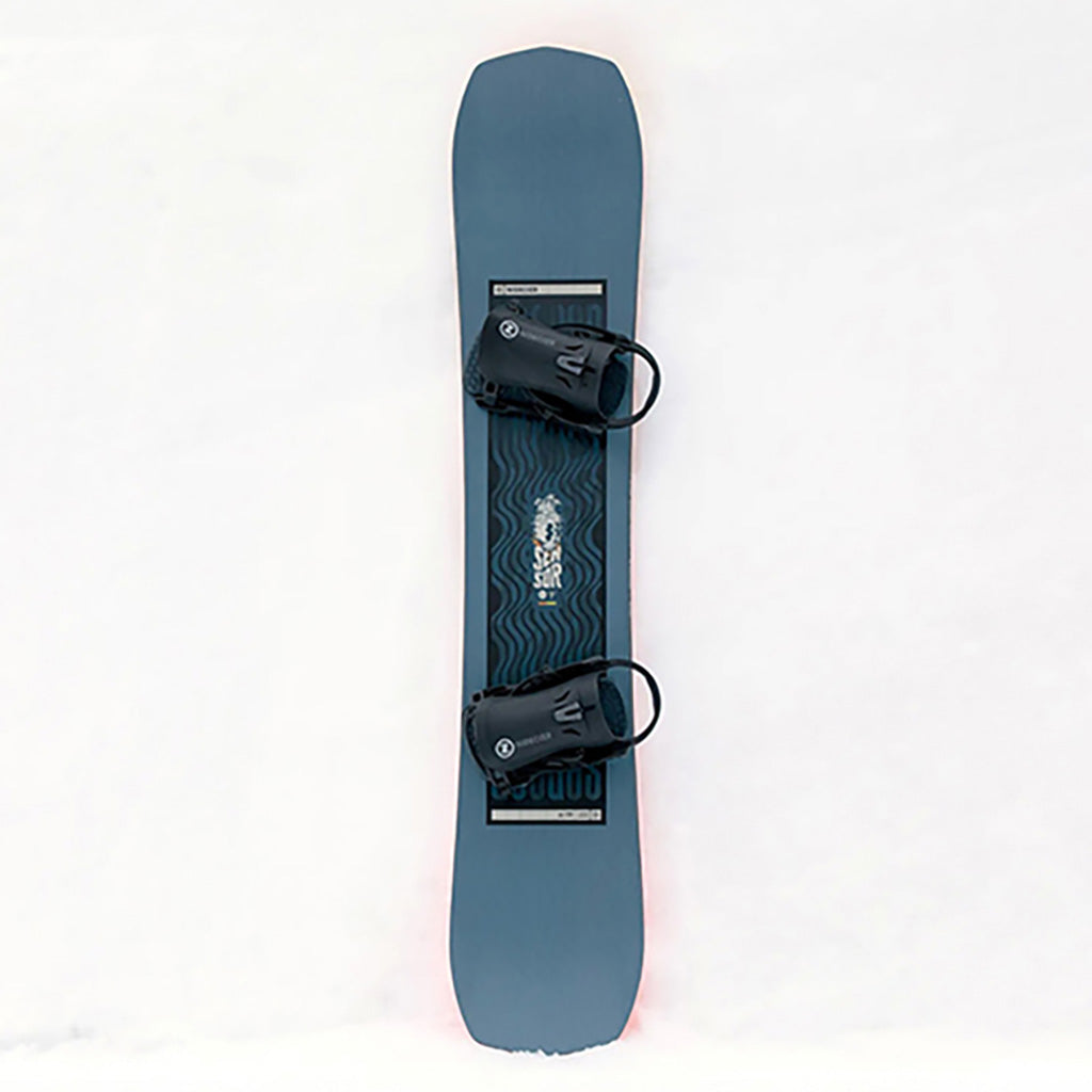 Et snowboard, Sensor i farven blå set oppe fra