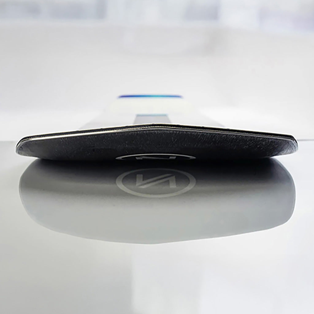 Et snowboard, Thruster i farven hvid set bagfra