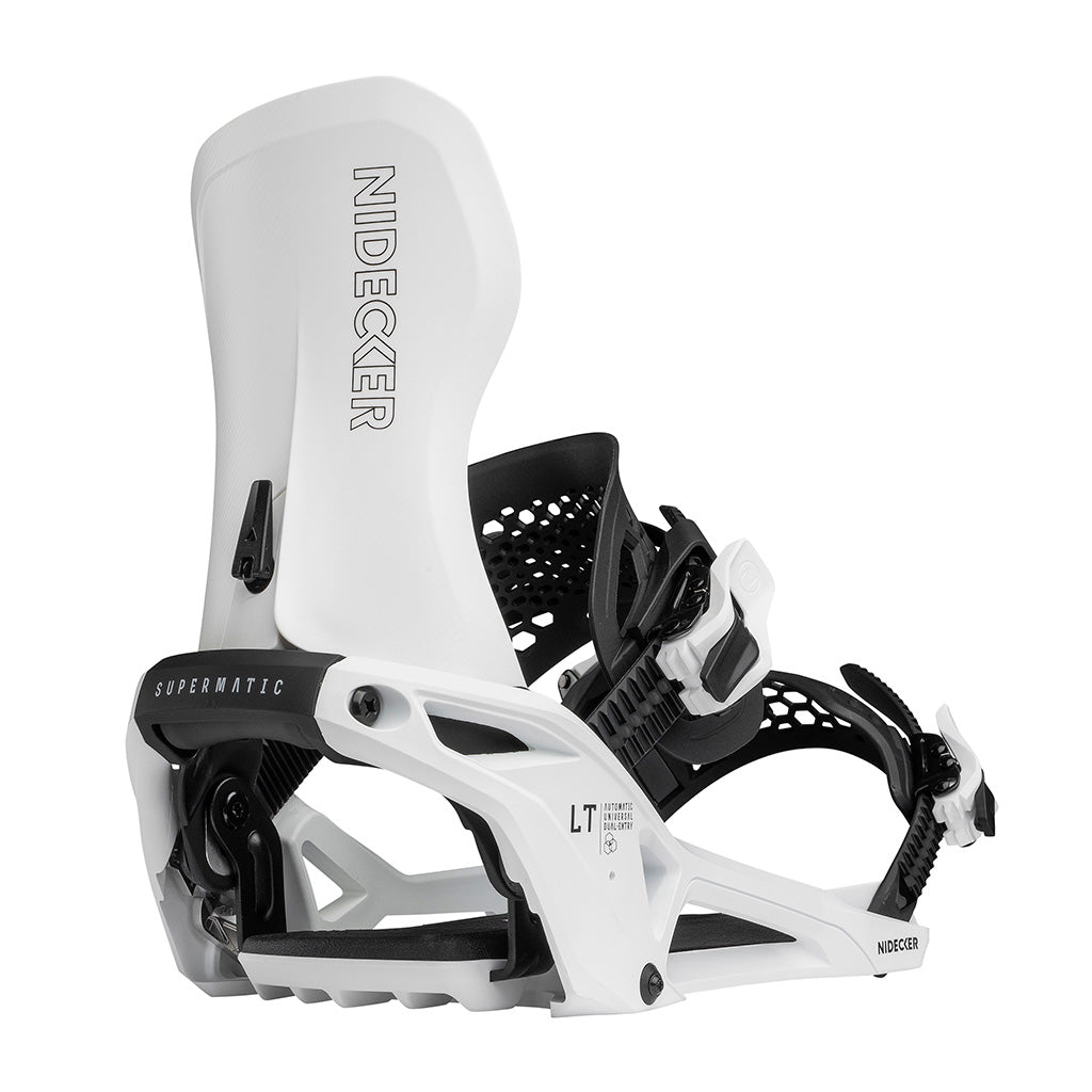 Lt Supermatic White 25/26 - Snowboardbindinger