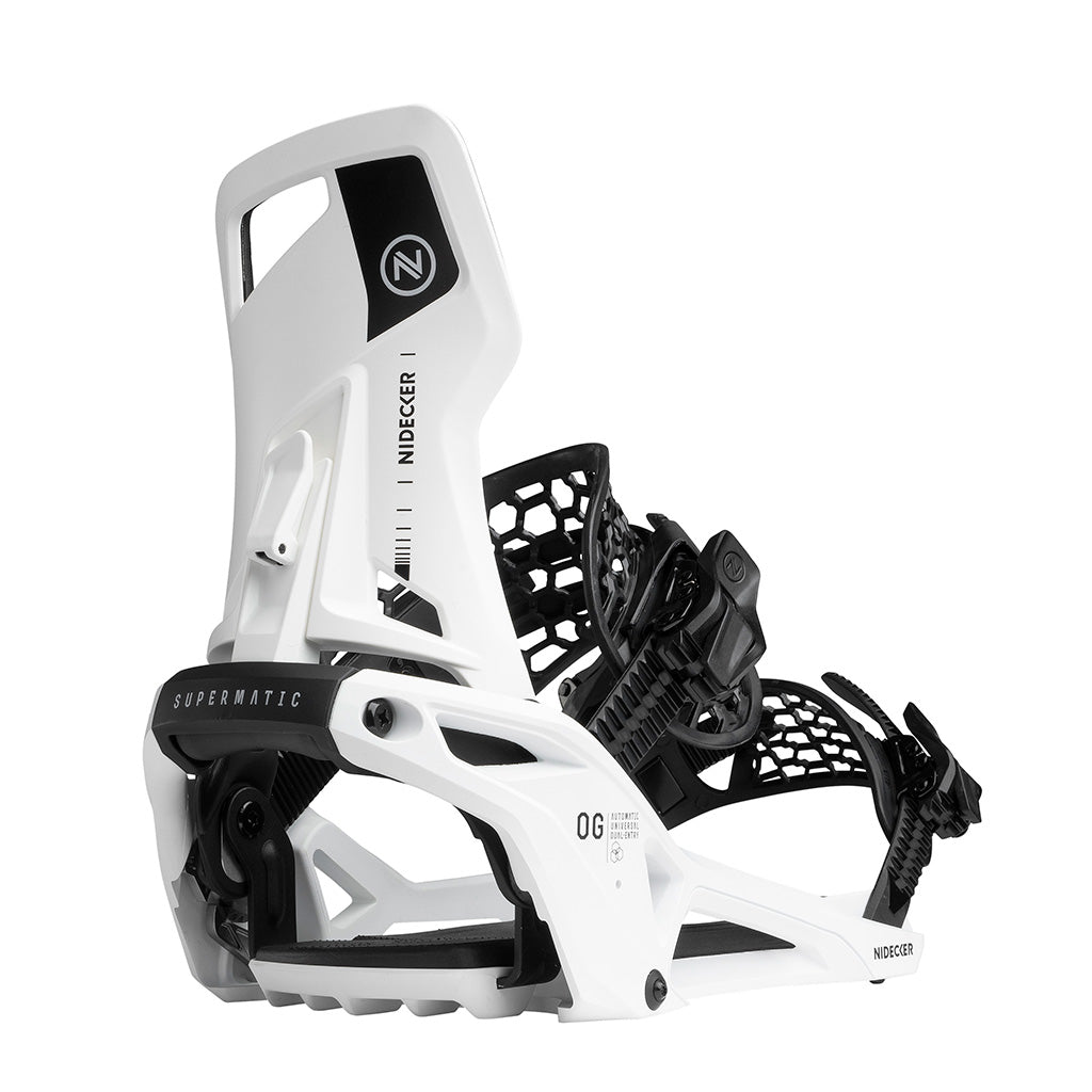 Og Supermatic White 25/26 - Snowboardbindinger
