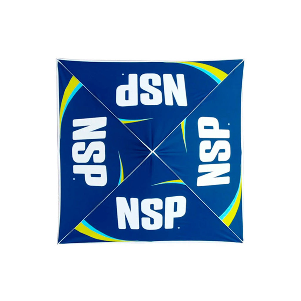 Event Tent blå 3M X 3M set oppe fra