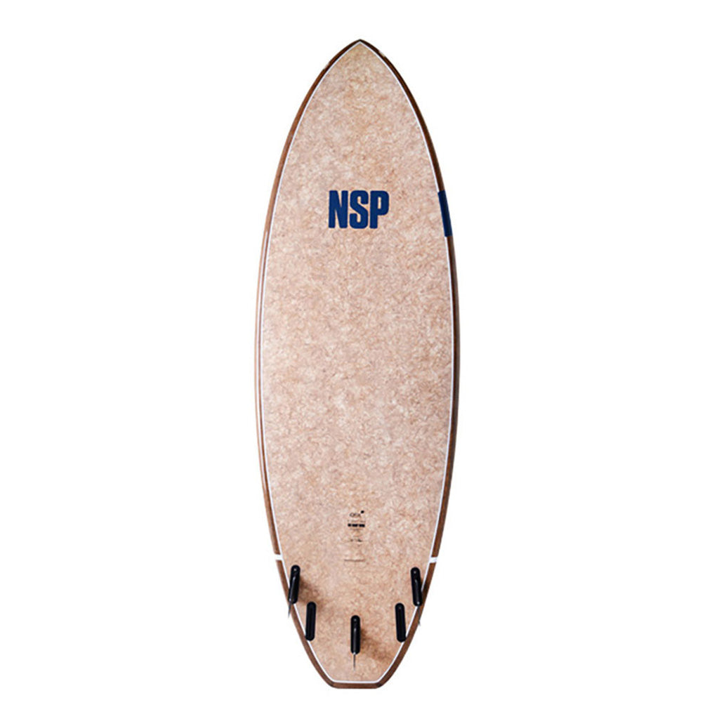 Sup board, Coco Dc Surf Wide 8'7" i farven Flax blå Ftu set nede fra