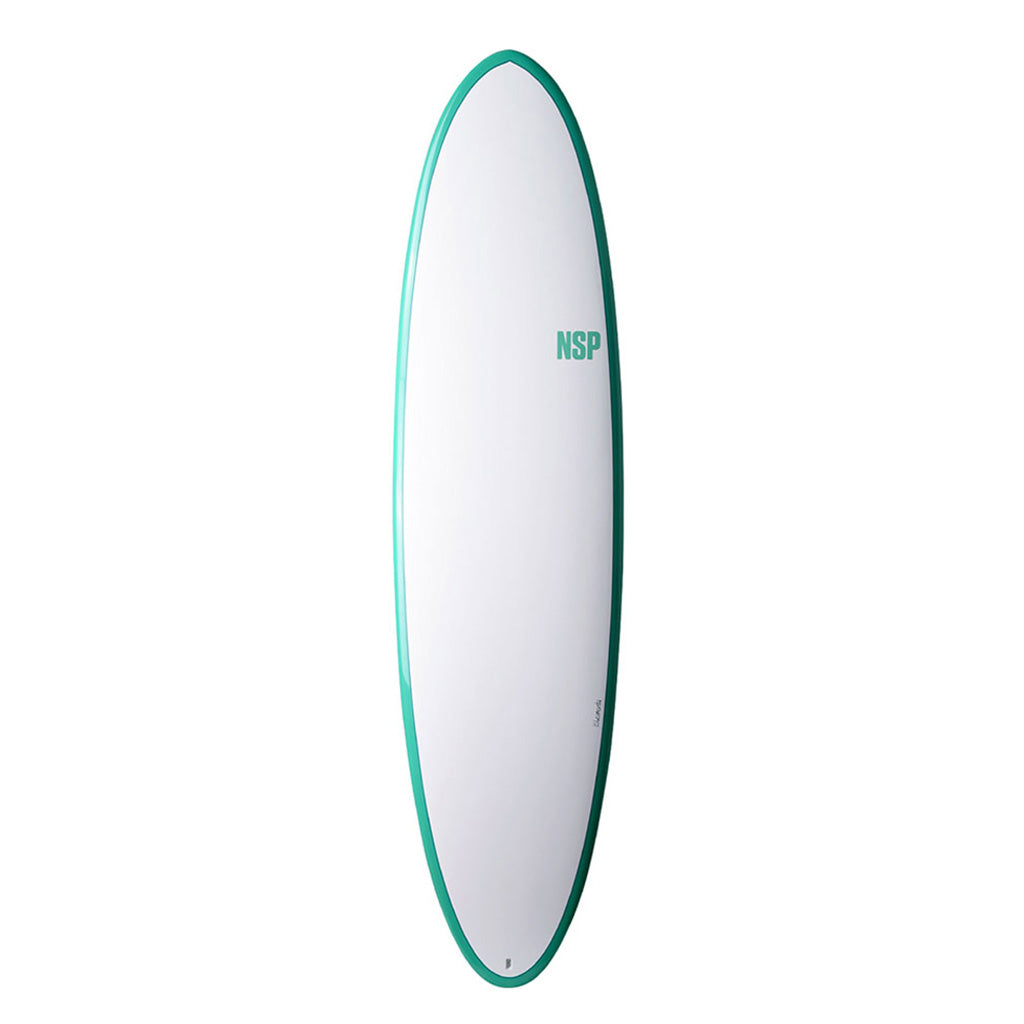 En Surfboard, Elements Hdt Fun 7'6 i farven grøn Ftu
