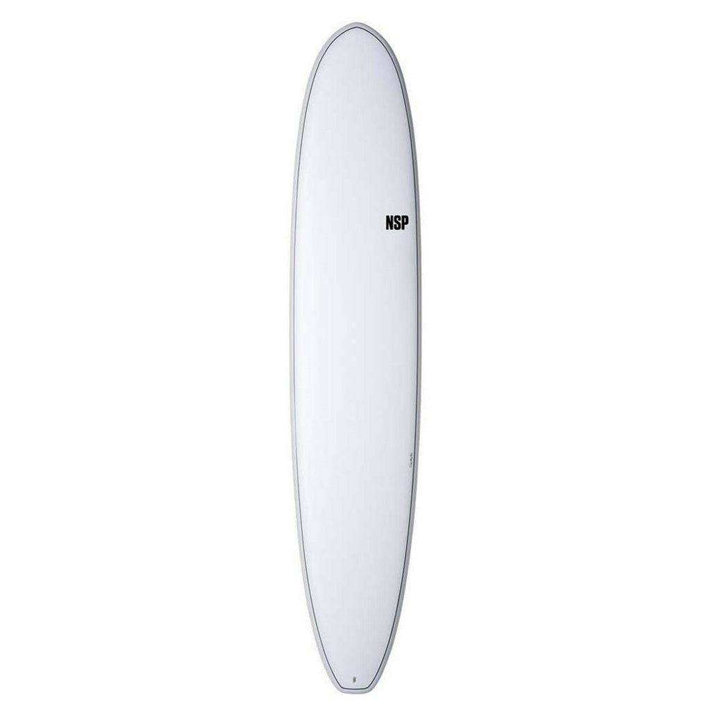 En Surfboard, Elements Hdt Long 8'6 i farven hvid Ftu