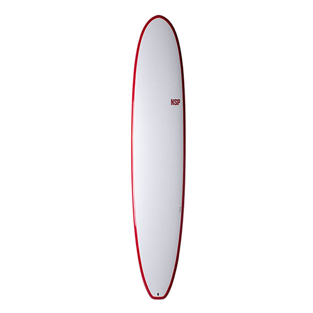 En Surfboard, Elements Hdt Long 8'0 i farven rød Ftu