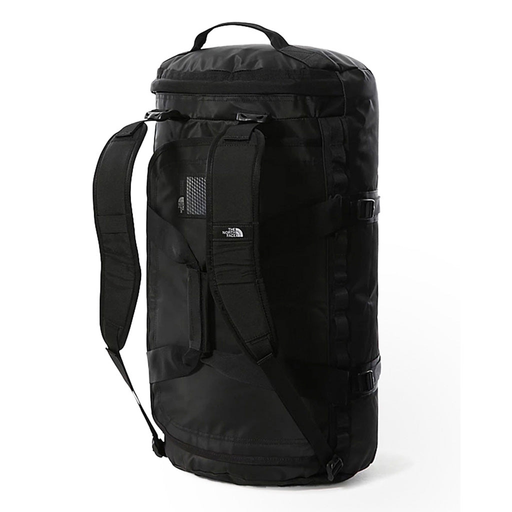 Base Camp Duffel i farven Tnf sort/hvid set fra siden