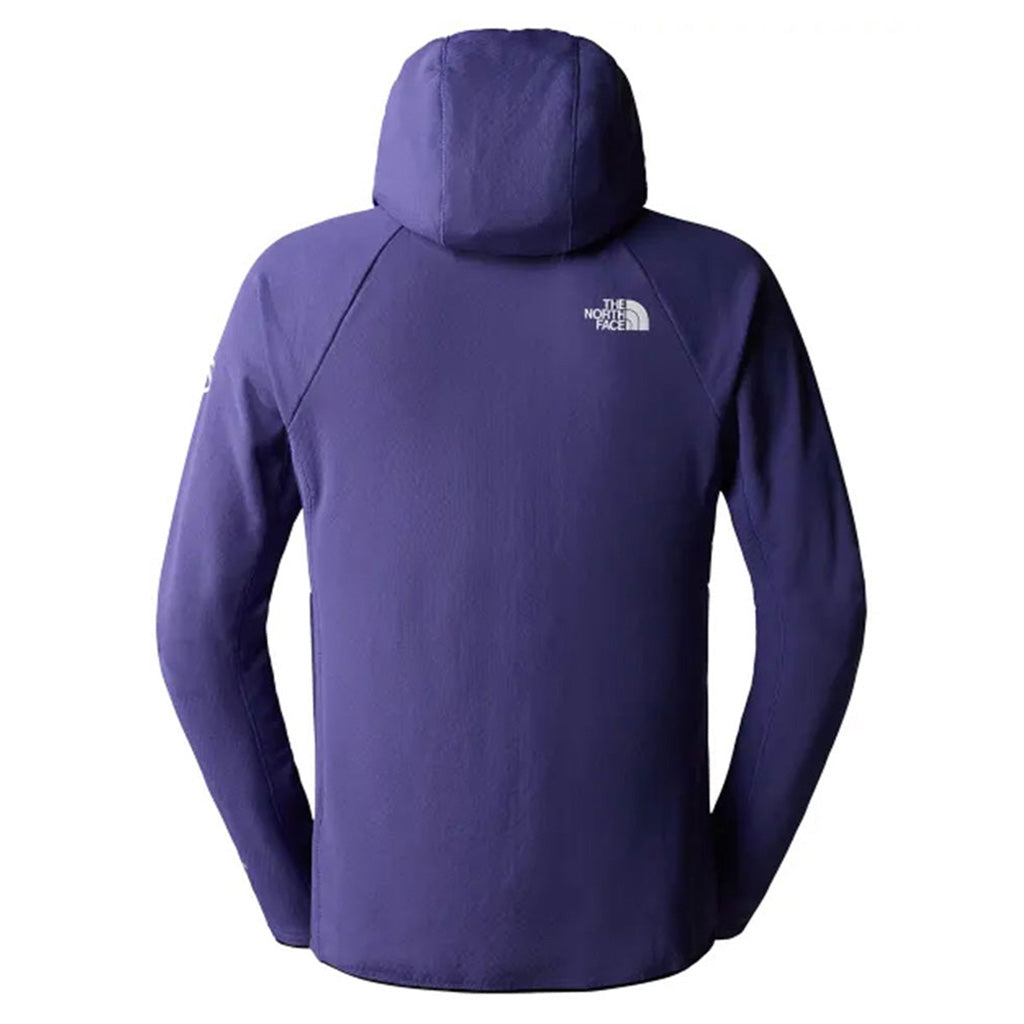 Summit Futurefleece FZ Hoodie Midlayer i farven Cave blå set bagfra