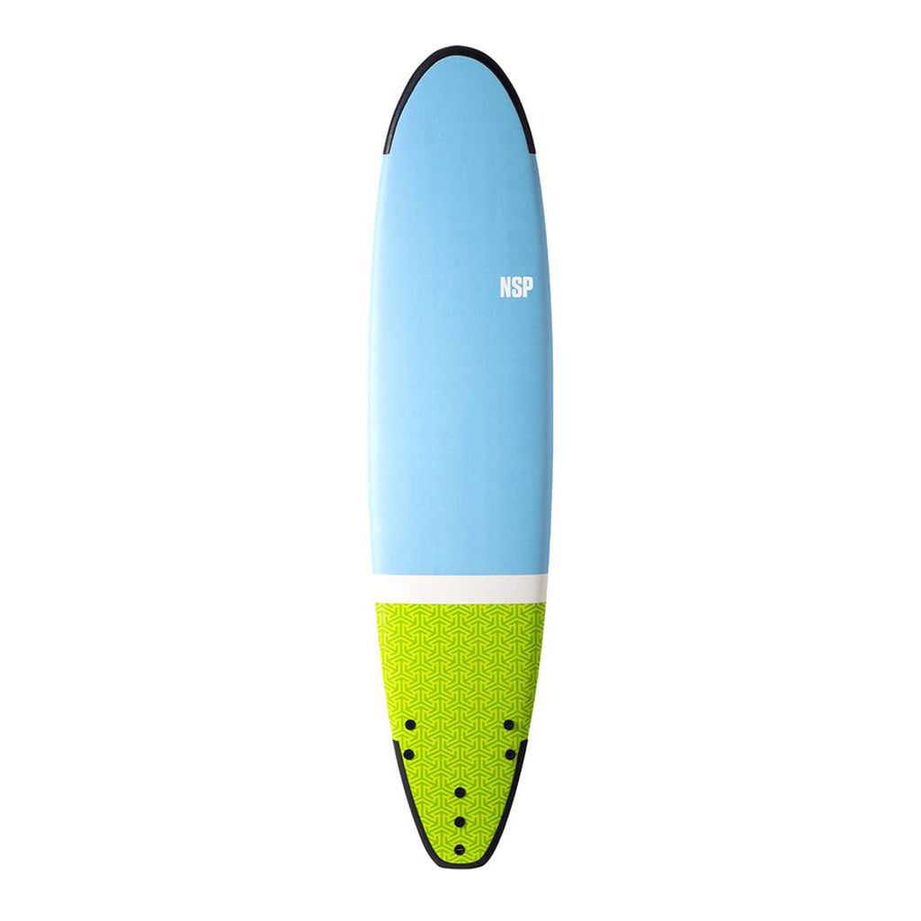 En Surfboard, Soft Long 10'2 i farven Tail Dip grøn