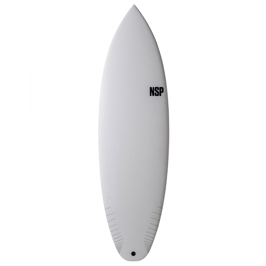 En Surfboard, Nsp Protech Tinder-D8 6'2 i farven hvid Ftu