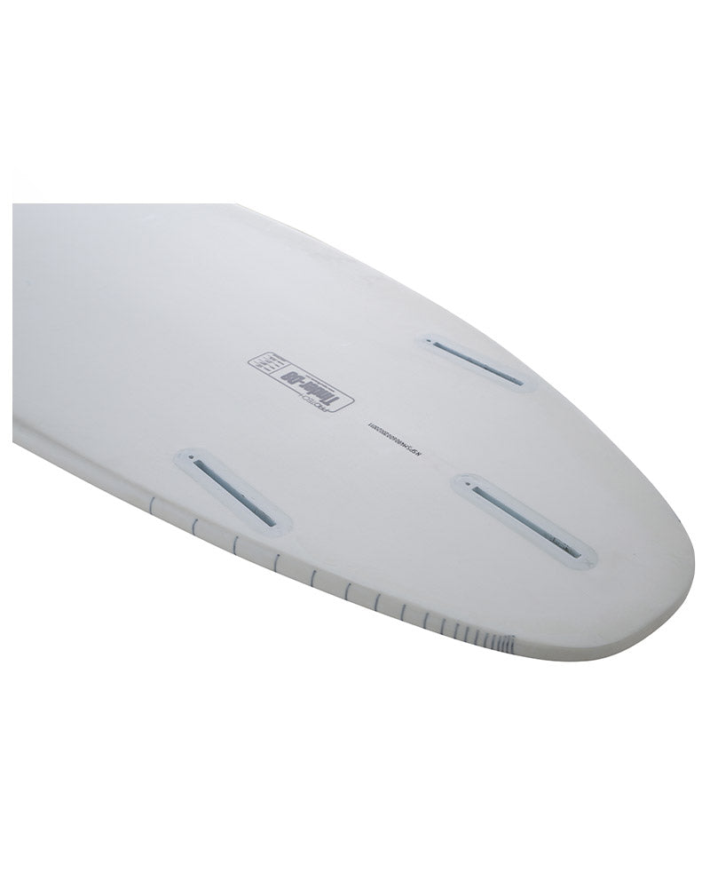 Et Surfboard, Nsp Protech Tinder-D8 6'2" i farven hvid Ftu detalje