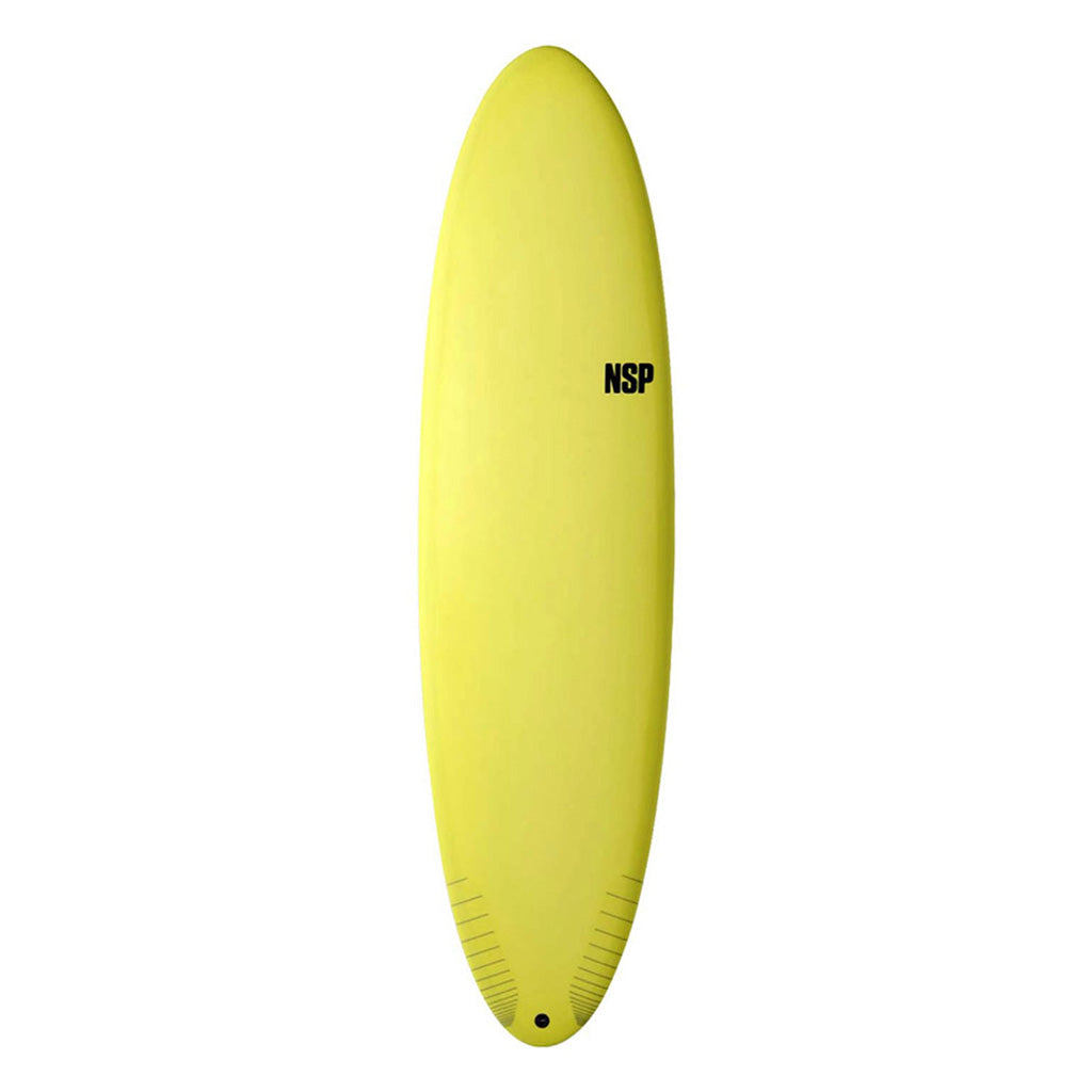 En Surfboard, Protech Fun 6'8 i farven Lemon Tint Ftu