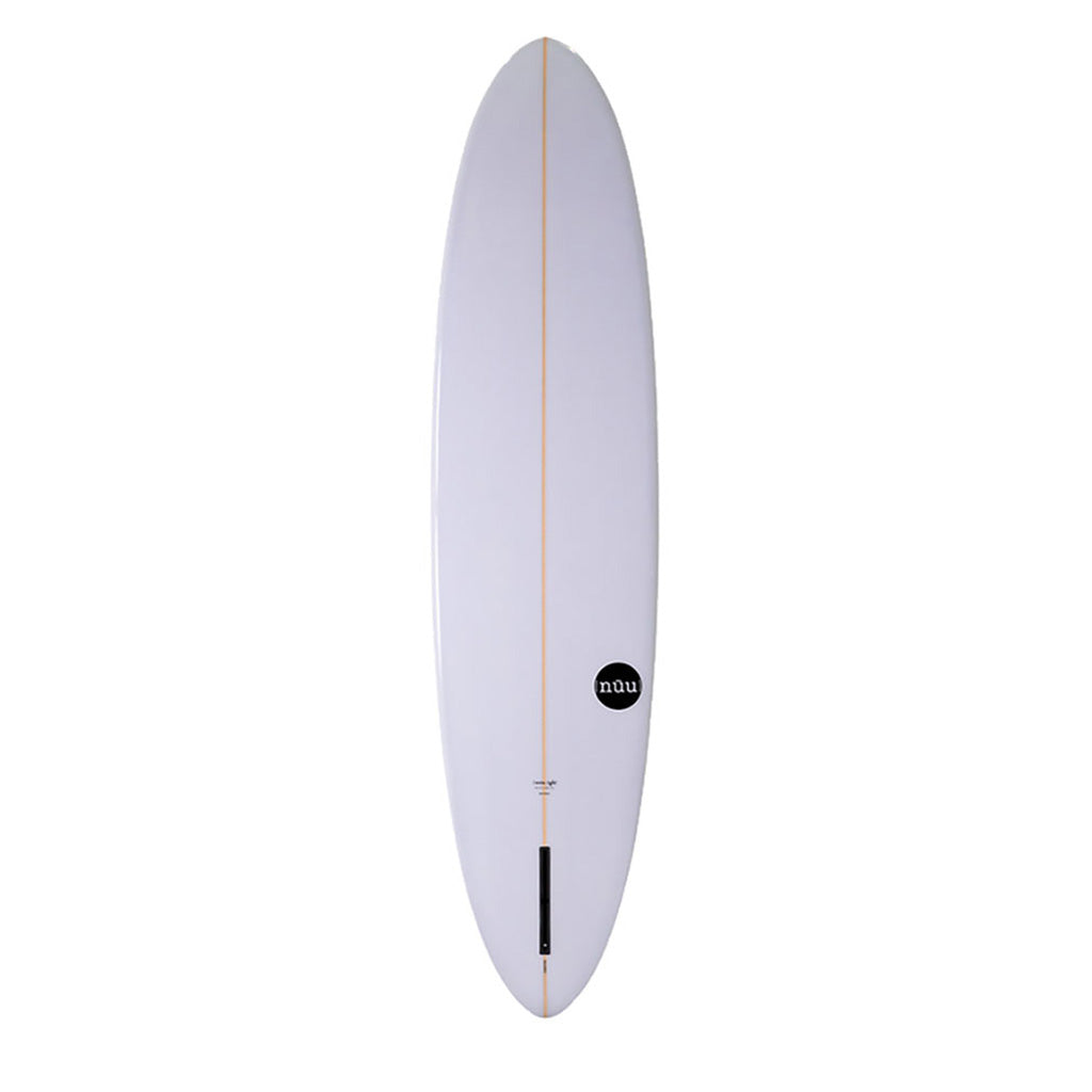 Et Surfboard, Nuu Sociallight PU 7'6" i farven Clear set nede fra
