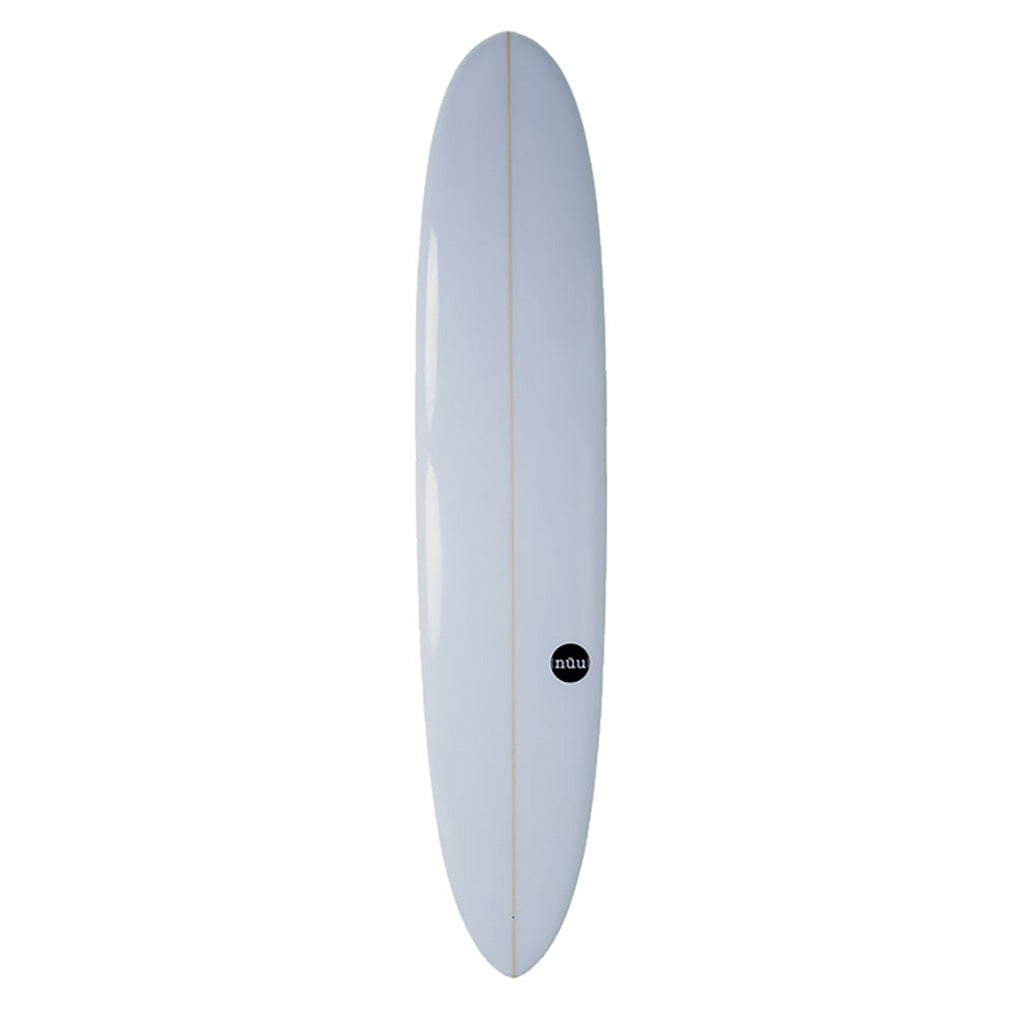 En Surfboard, Nuu Killjoy PU 9'0 i farven Clear